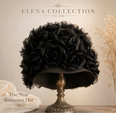The Noir Romance Hat | OOAK Women’s Couture Hat
