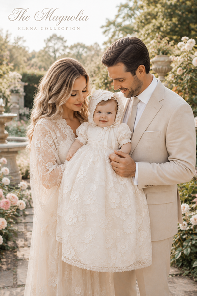 The Magnolia - Heirloom Christening Gown