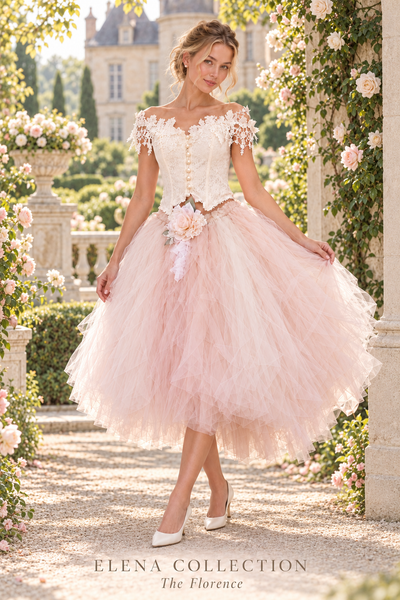 THE FLORENCE
Couture Two-Piece Bridal Ensemble