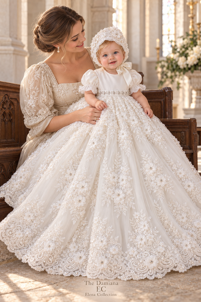 The Damiana — Heirloom Christening Gown
