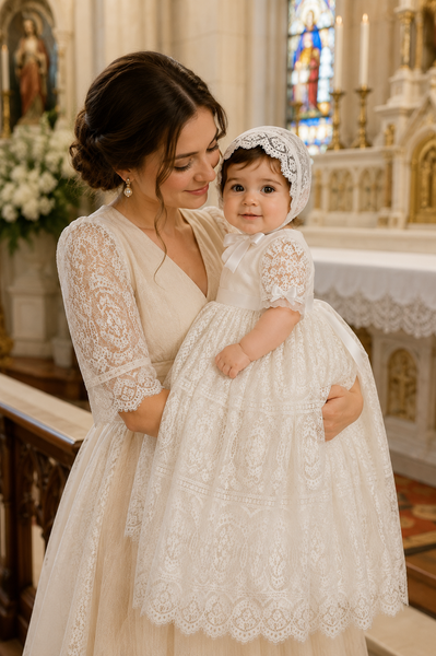 The Edit Heirloom Christening Gown