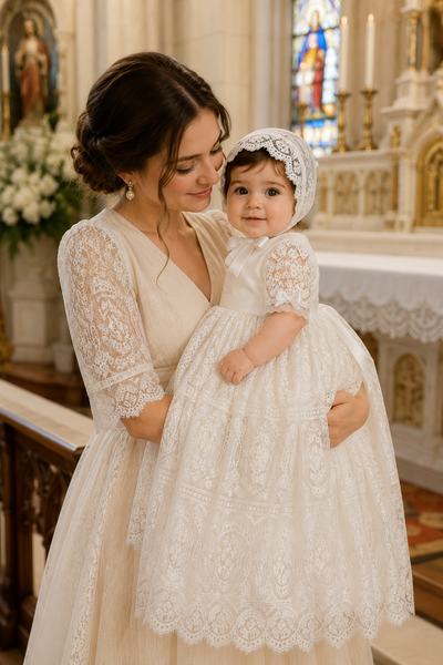 The Edit Heirloom Christening Gown