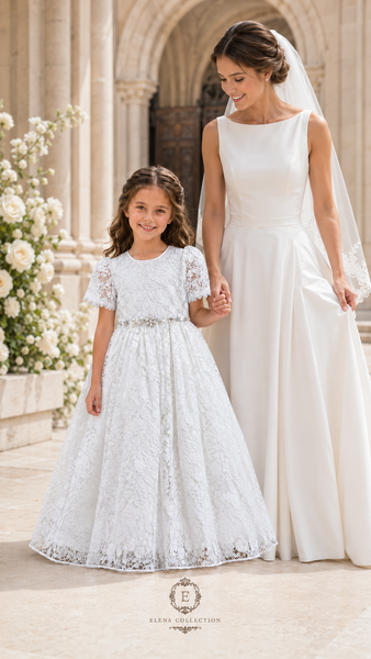 THE OLIVIA | COUTURE FLOWER GIRL DRESS