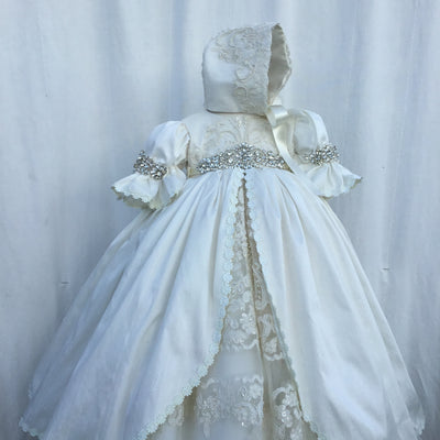 Casandra Gown - Heirloom Christening Gown