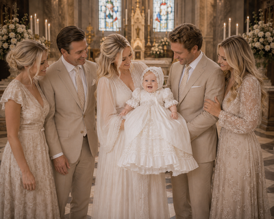 Casandra Gown - Heirloom Christening Gown