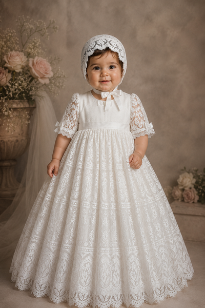 The Edit Heirloom Christening Gown