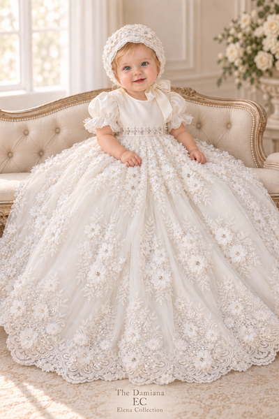 The Damiana — Heirloom Christening Gown