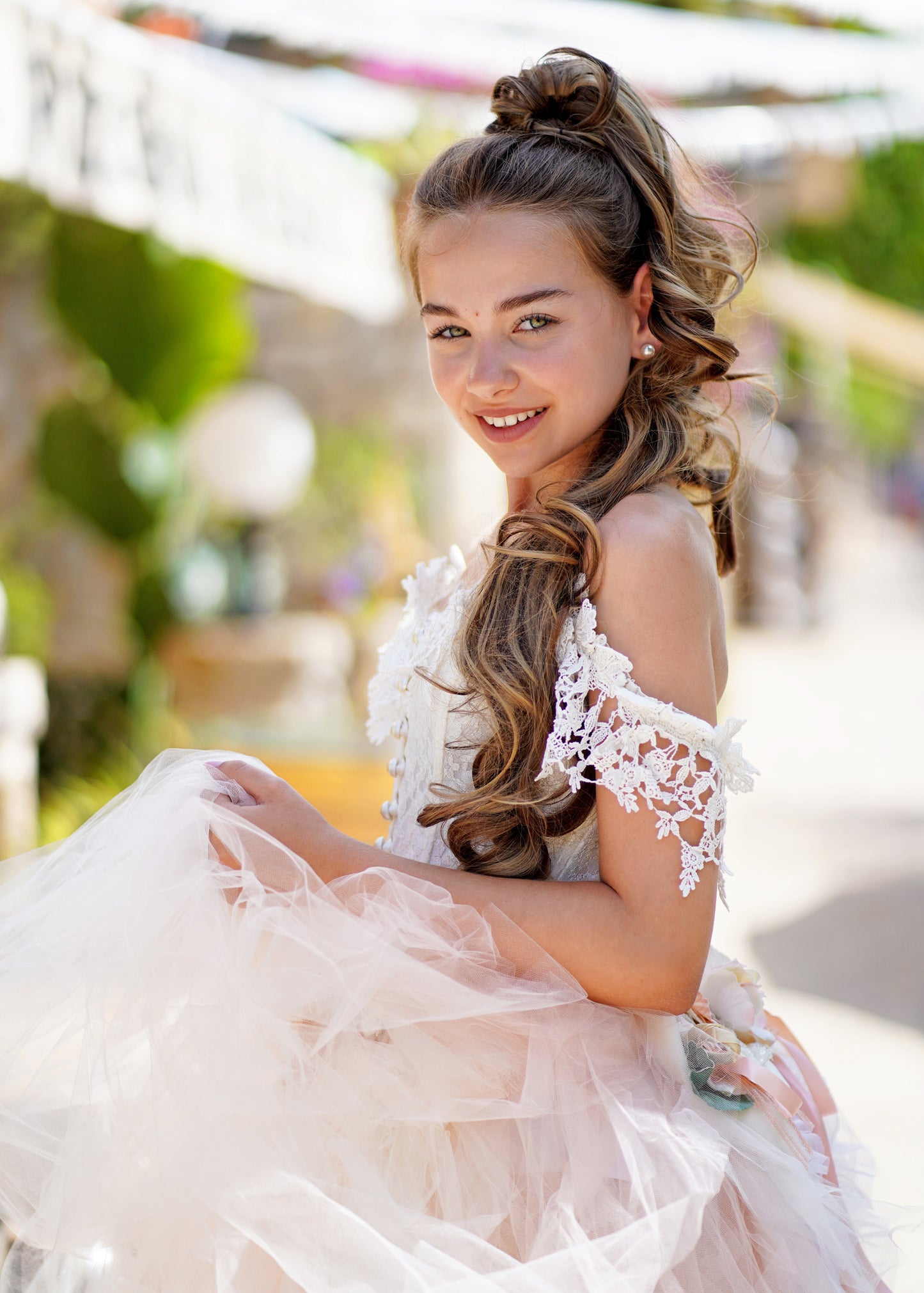 Romantic Tulle Skirt Set Lace Corset - Cecilia