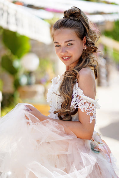 Tulle Skirt Set Lace Corset - Cecilia