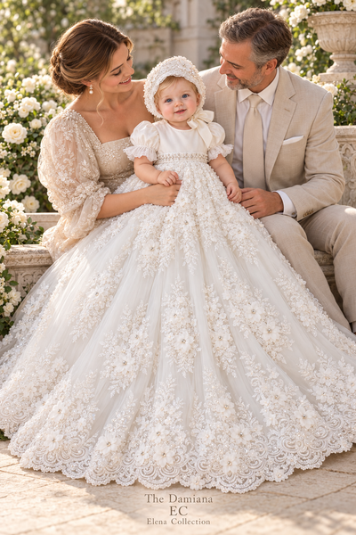 The Damiana — Heirloom Christening Gown