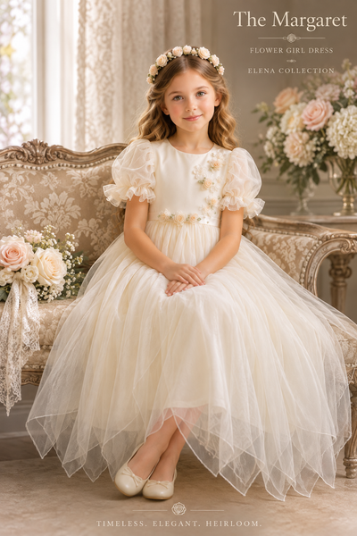 The Margaret | Vintage Flower Girl Dress