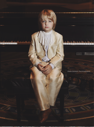 Boy Silk Suit 2pc - Victor 2t 3t 4t