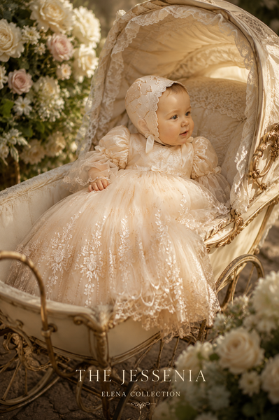 The Jessenia - Heirloom Christening Gown