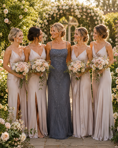 The Eleanor Gown
Vintage Silk Hand-Beaded Evening Gown | Elena Collection Archive