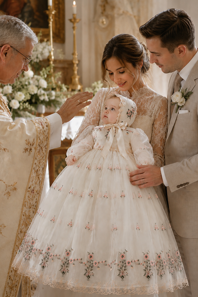 The Rosalie Heirloom Christening Gown
By Elena Collection