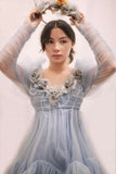 Blue Ethereal Tulle Dress - Gloria
