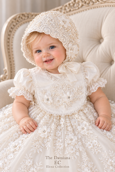 The Damiana — Heirloom Christening Gown