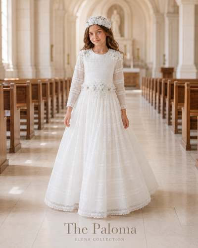 THE PALOMA FIRST COMMUNION DRESS