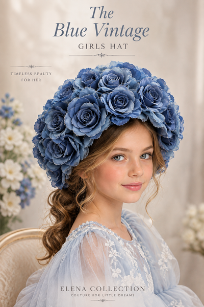 The Blue Vintage Girls Hat