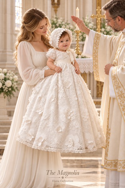 The Magnolia - Heirloom Christening Gown