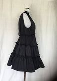 Black Tiered Mini Dress
