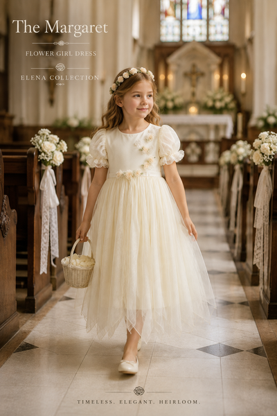The Margaret | Vintage Flower Girl Dress