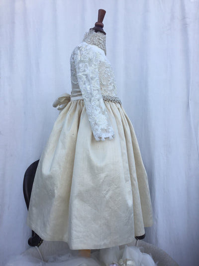 The Antonia Flower Girl Silk Dress Dress