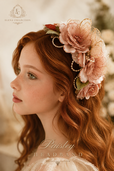 Paisley - Headband Floral Couture