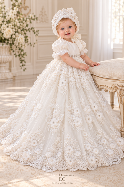 The Damiana — Heirloom Christening Gown