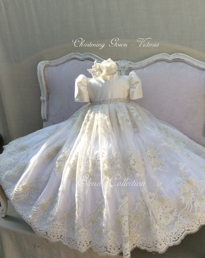 Victoria Gown - Heirloom Christening Gown