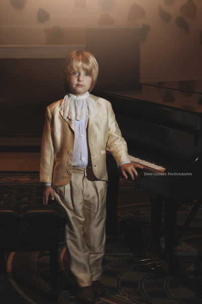 Boy Silk Suit 2pc - Victor 2t 3t 4t