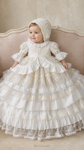 The Gertrude — One-of-a-Kind Two-Piece Christening Ensemble