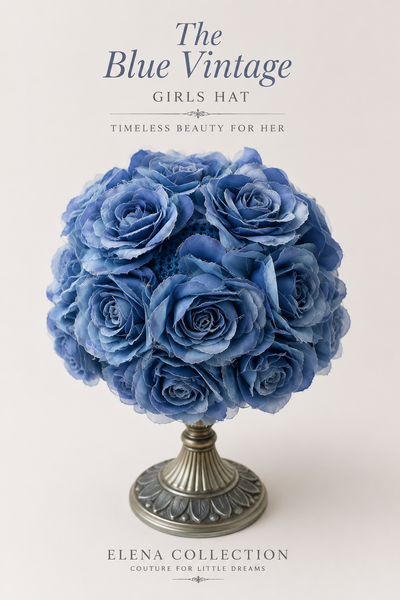The Blue Vintage Girls Hat