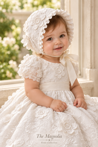 The Magnolia - Heirloom Christening Gown
