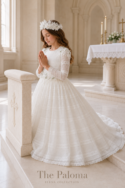 THE PALOMA FIRST COMMUNION DRESS