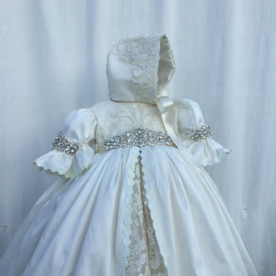 Casandra Gown - Heirloom Christening Gown