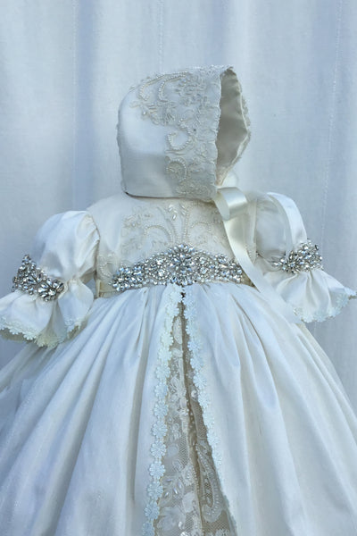 Casandra Gown - Heirloom Christening Gown