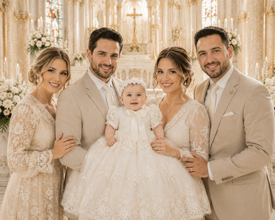 The Dior - Heirloom Christening Gown