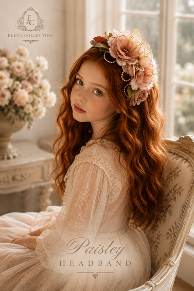 Paisley - Headband Floral Couture