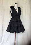 Black Tiered Mini Dress