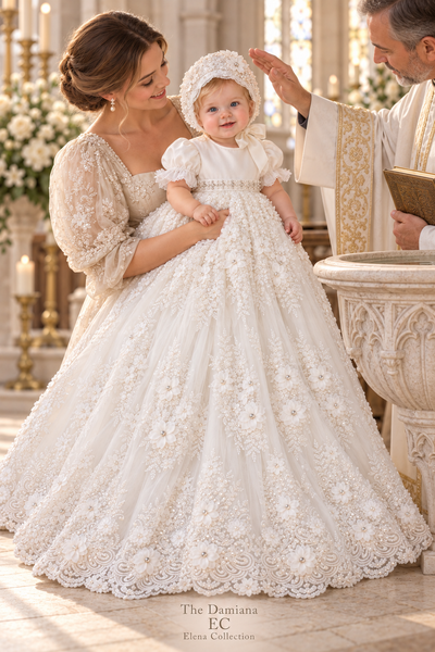 The Damiana — Heirloom Christening Gown