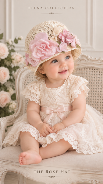 The Rose Hat — Newborn Couture Hat