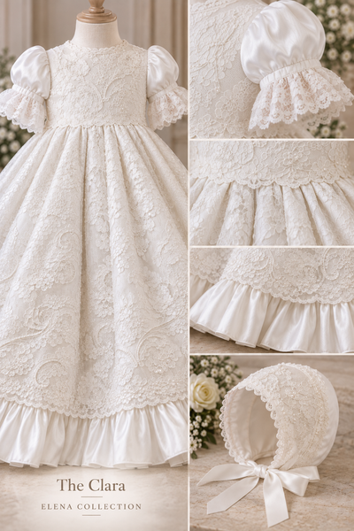 The Clara - Heirloom Christening Gown