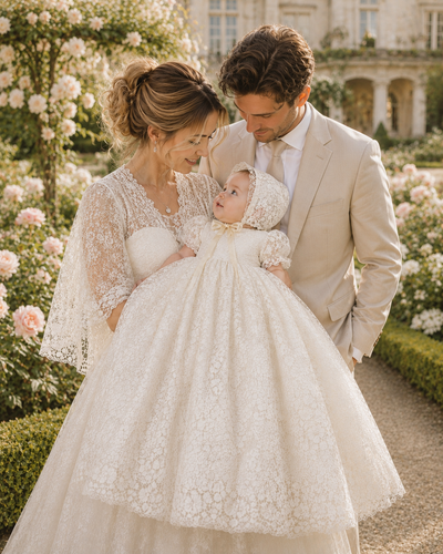 The Rosalba - Heirloom Christening Gown
