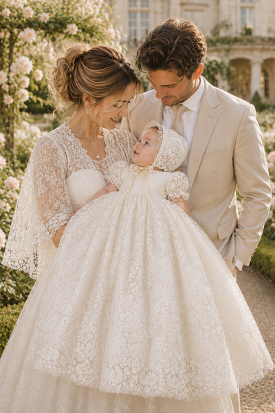 The Rosalba - Heirloom Christening Gown