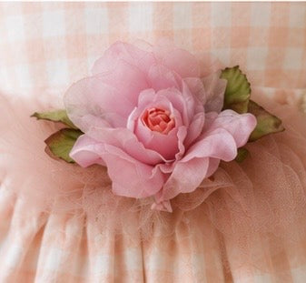 The Charlotte | Luxury Silk Gingham Flower Girl Dress | Elena Collection