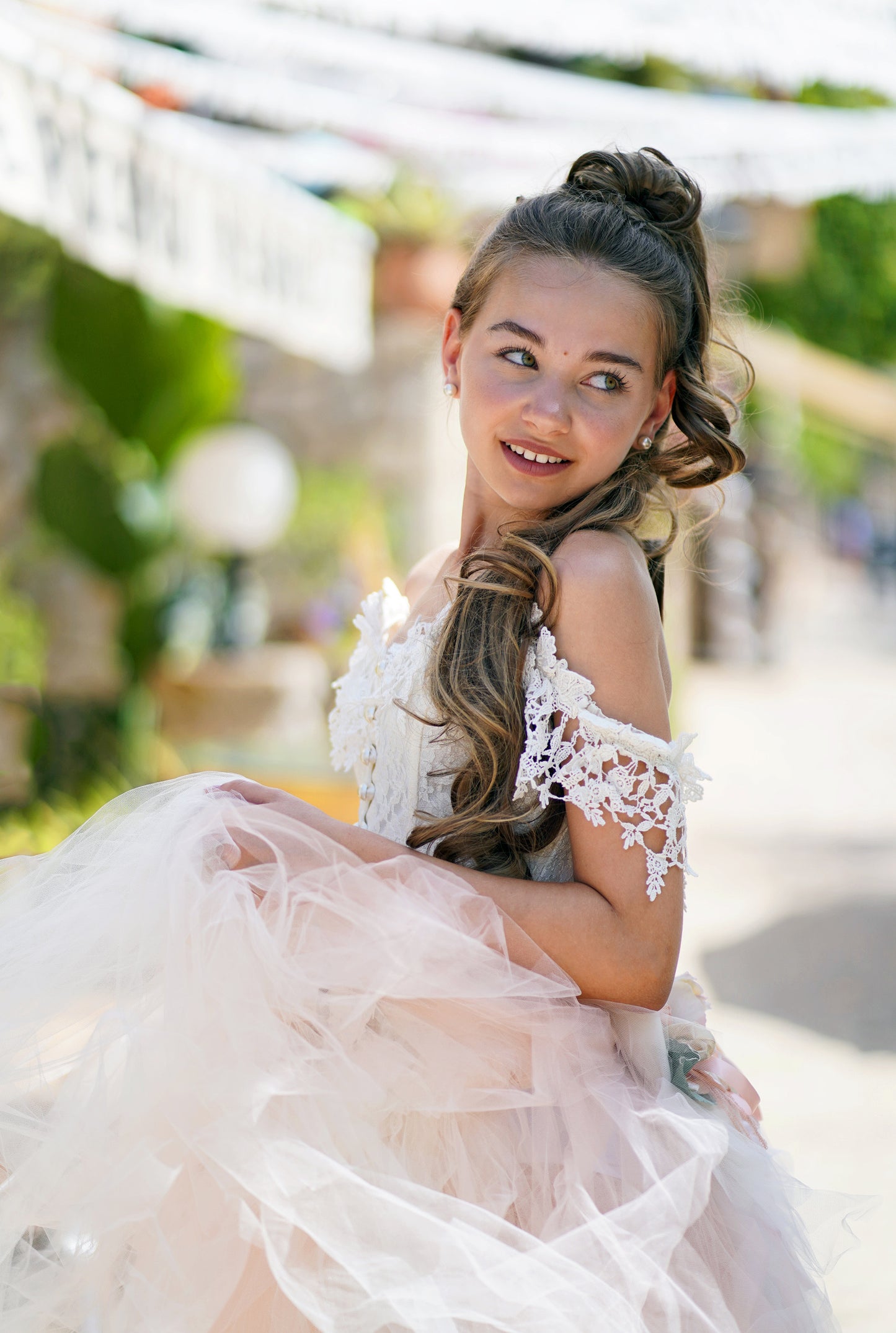 Romantic Tulle Skirt Set Lace Corset - Cecilia