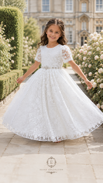 THE OLIVIA | COUTURE FLOWER GIRL DRESS