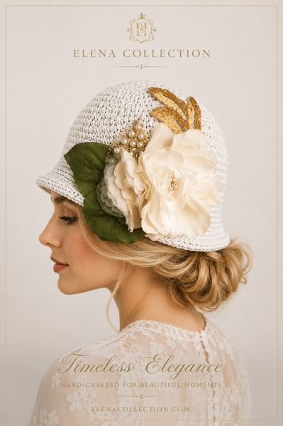 The Golden Garden Cloche Hat