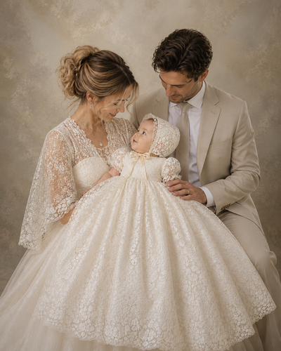 The Rosalba - Heirloom Christening Gown